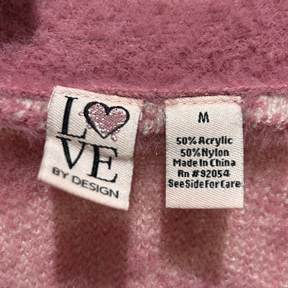 Floral Pink Cardigan Sweater - Picture 9 of 13